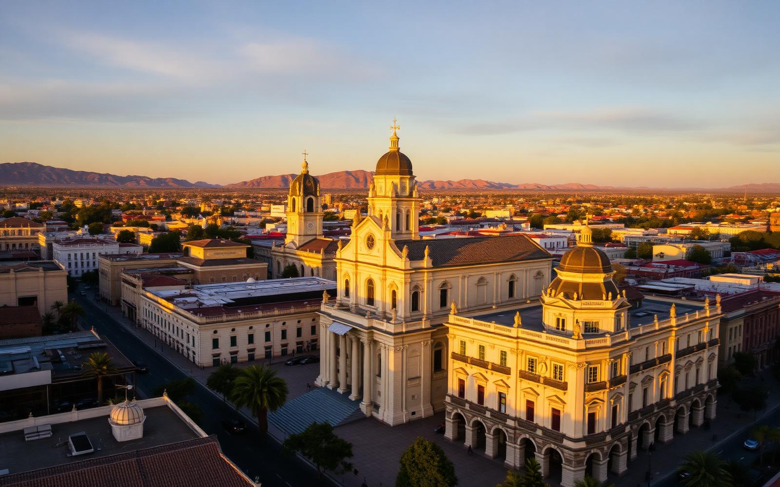 Catedral de Chihuahua al atardecer